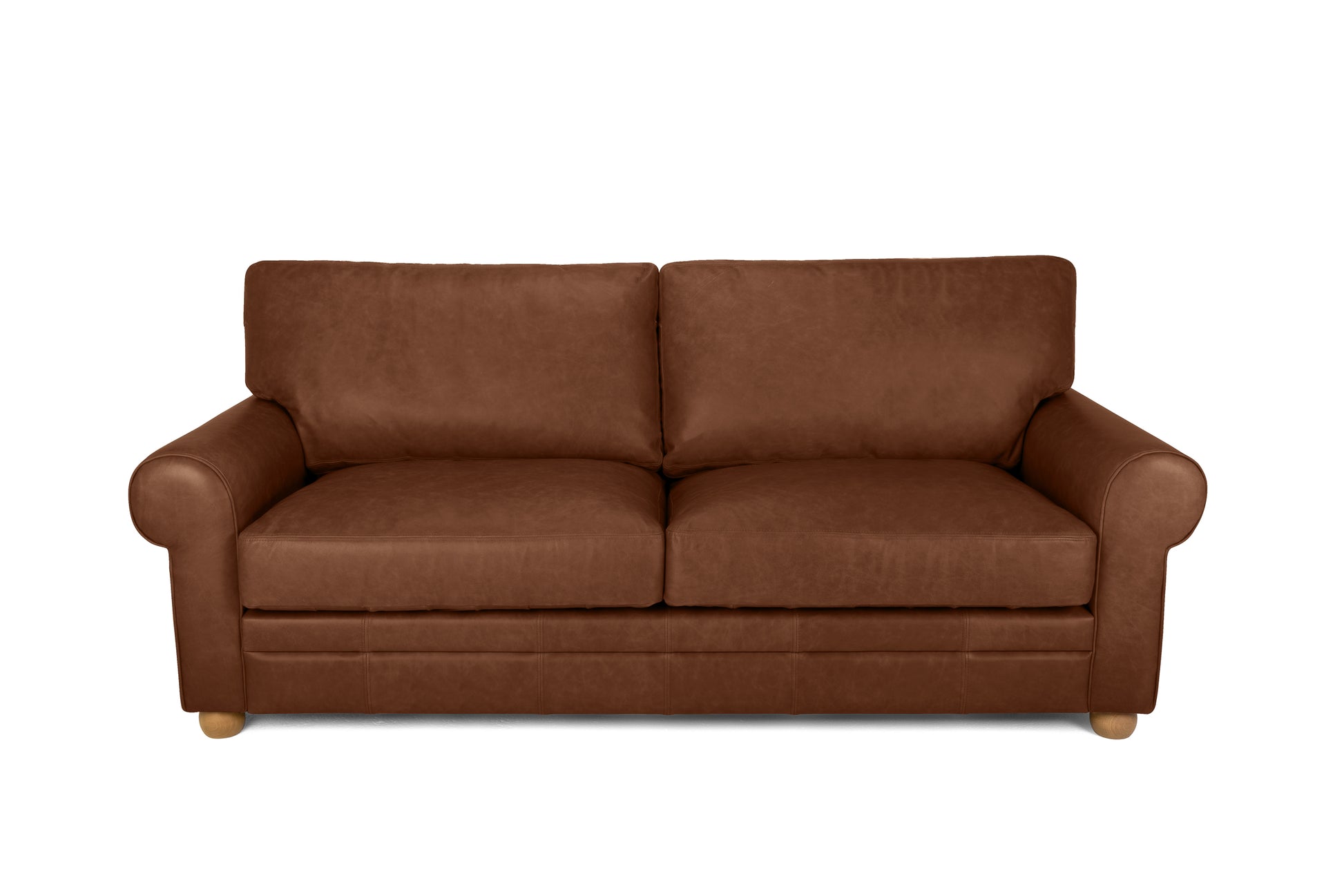 Old Boot Sofas Dixie Sofa Hobnail Leather Mocca