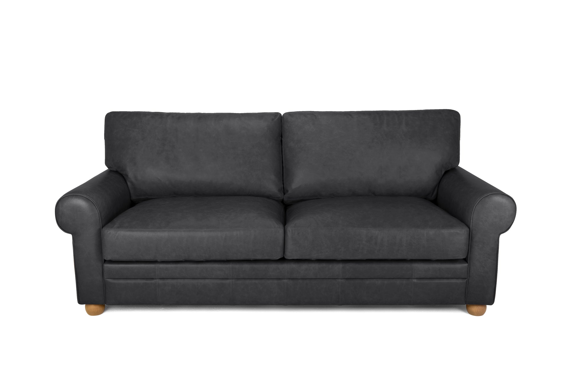 Old Boot Sofas Dixie Sofa Hobnail Leather Graphite