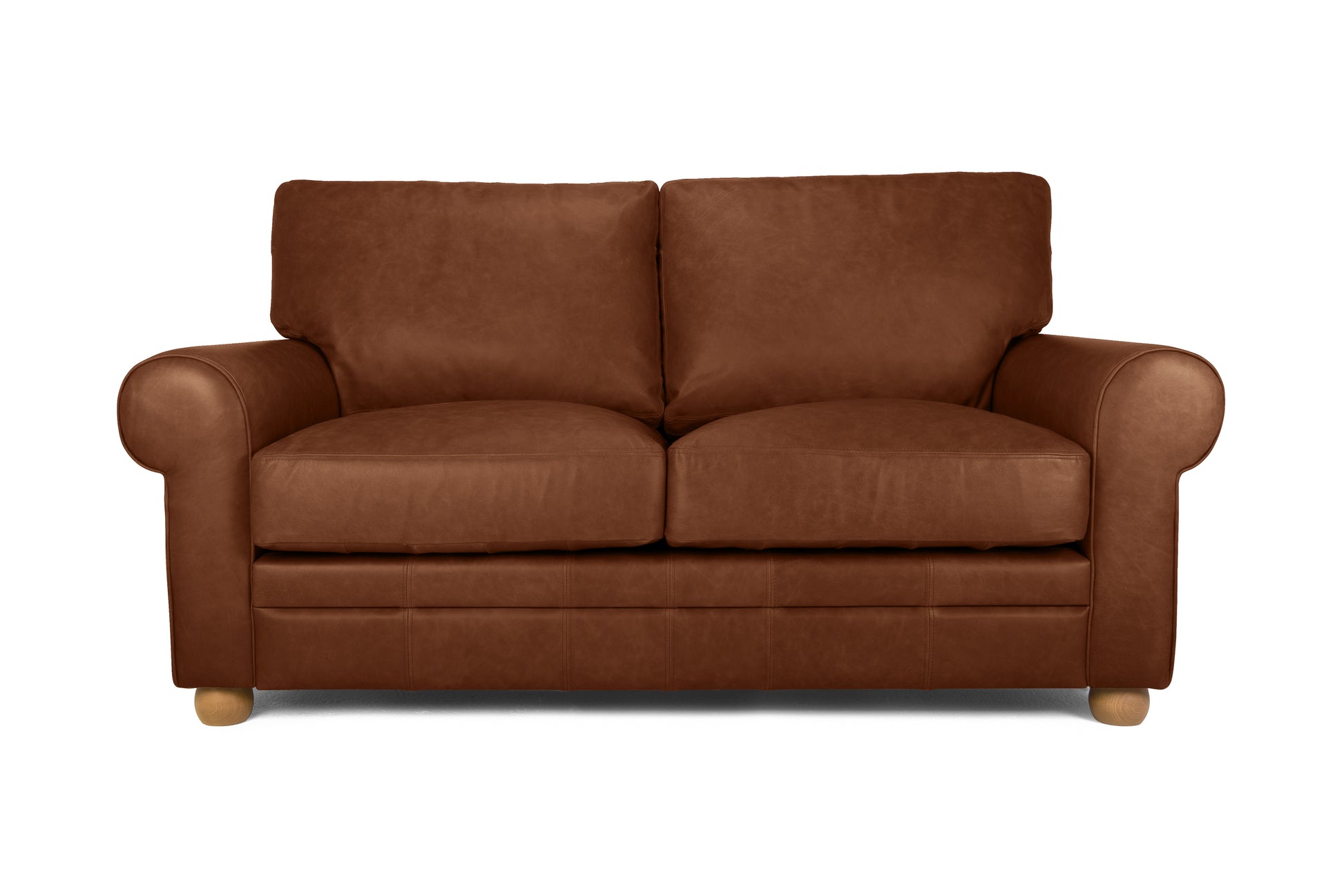 Old Boot Sofas Dixie Sofa Hobnail Leather Mocca