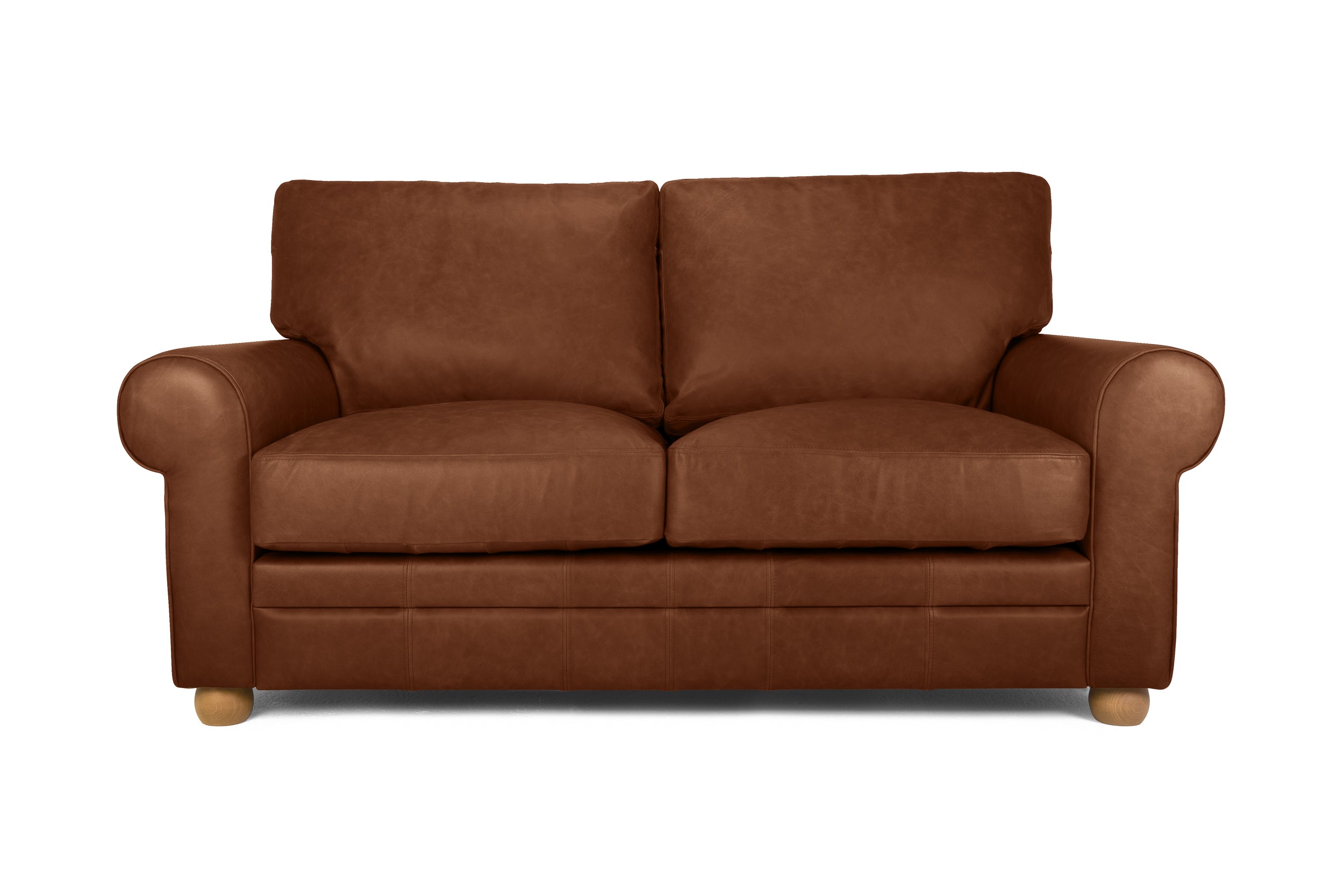 Old Boot Sofas Dixie Sofa Hobnail Leather Mocca