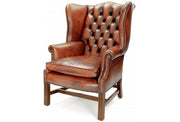 Old Boot Sofas Eton Armchair in Original Leather Caramel