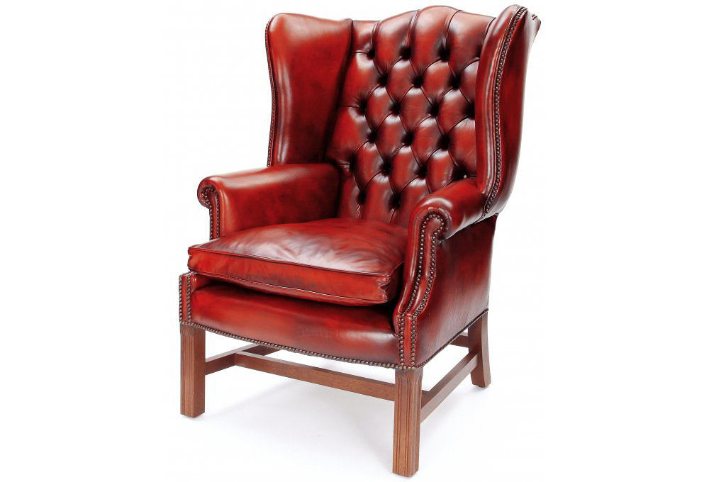 Old Boot Sofas Eton Armchair Original Leather Red
