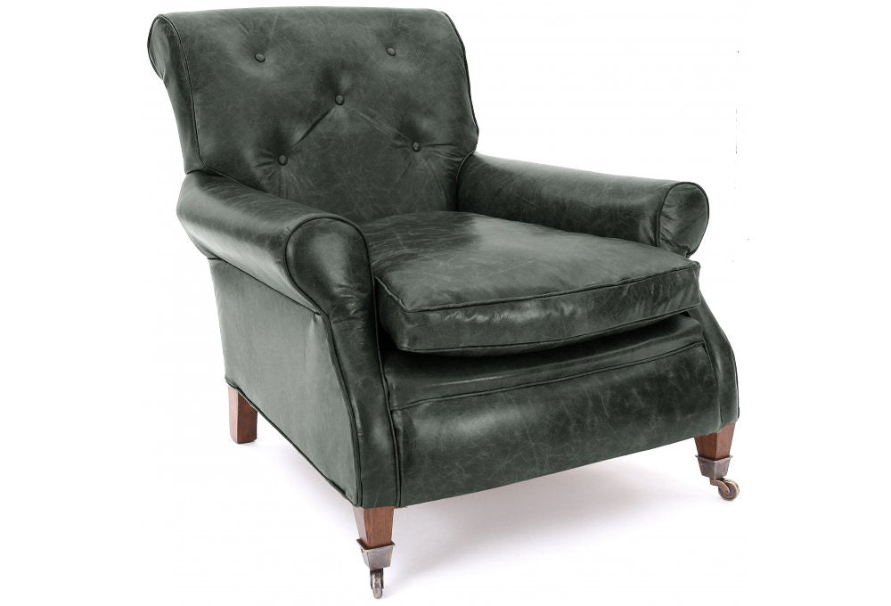 Old Boot Sofas Florence Armchair Vintage Leather Black