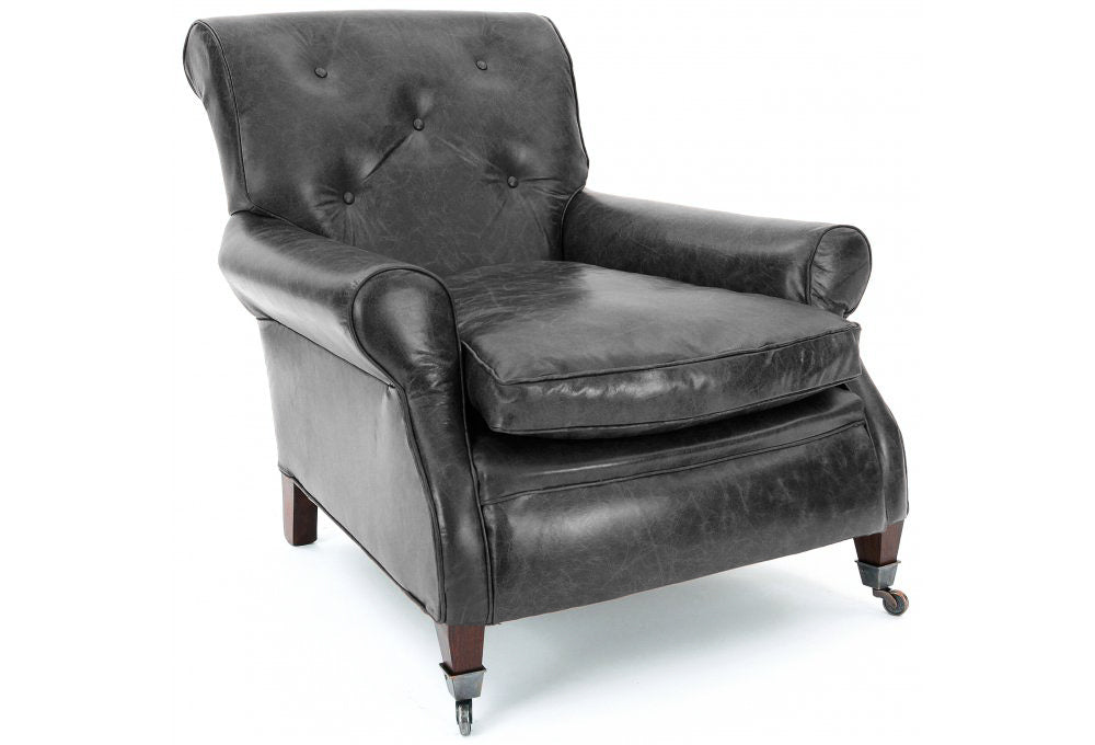 Old Boot Sofas Florence Armchair Vintage Leather Slate