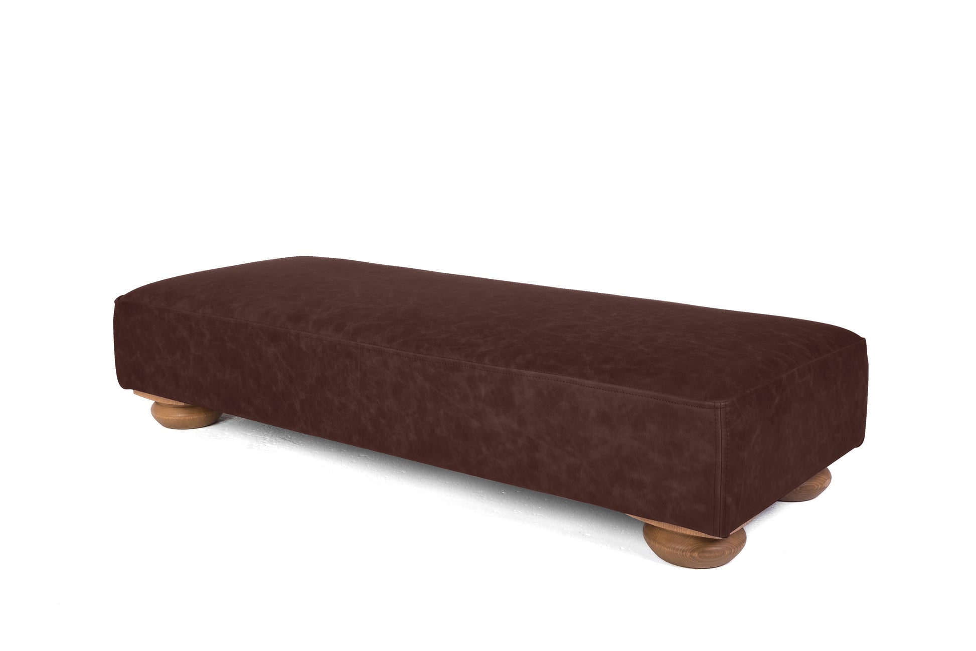Old Boot Sofas Grandad Footstool Hobnail Leather Rugger
