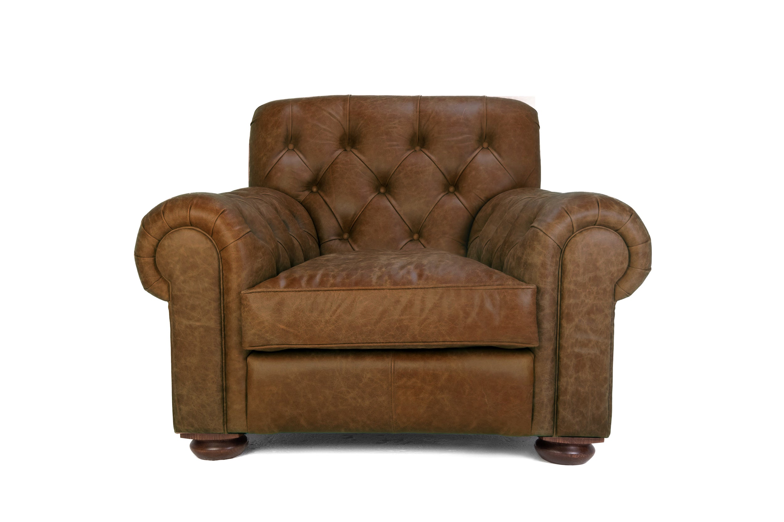 Old Boot Sofas Gaffer Armchair Hobnail Leather Lush