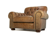 Old Boot Sofas Gaffer Armchair in Vintage Leather Tan