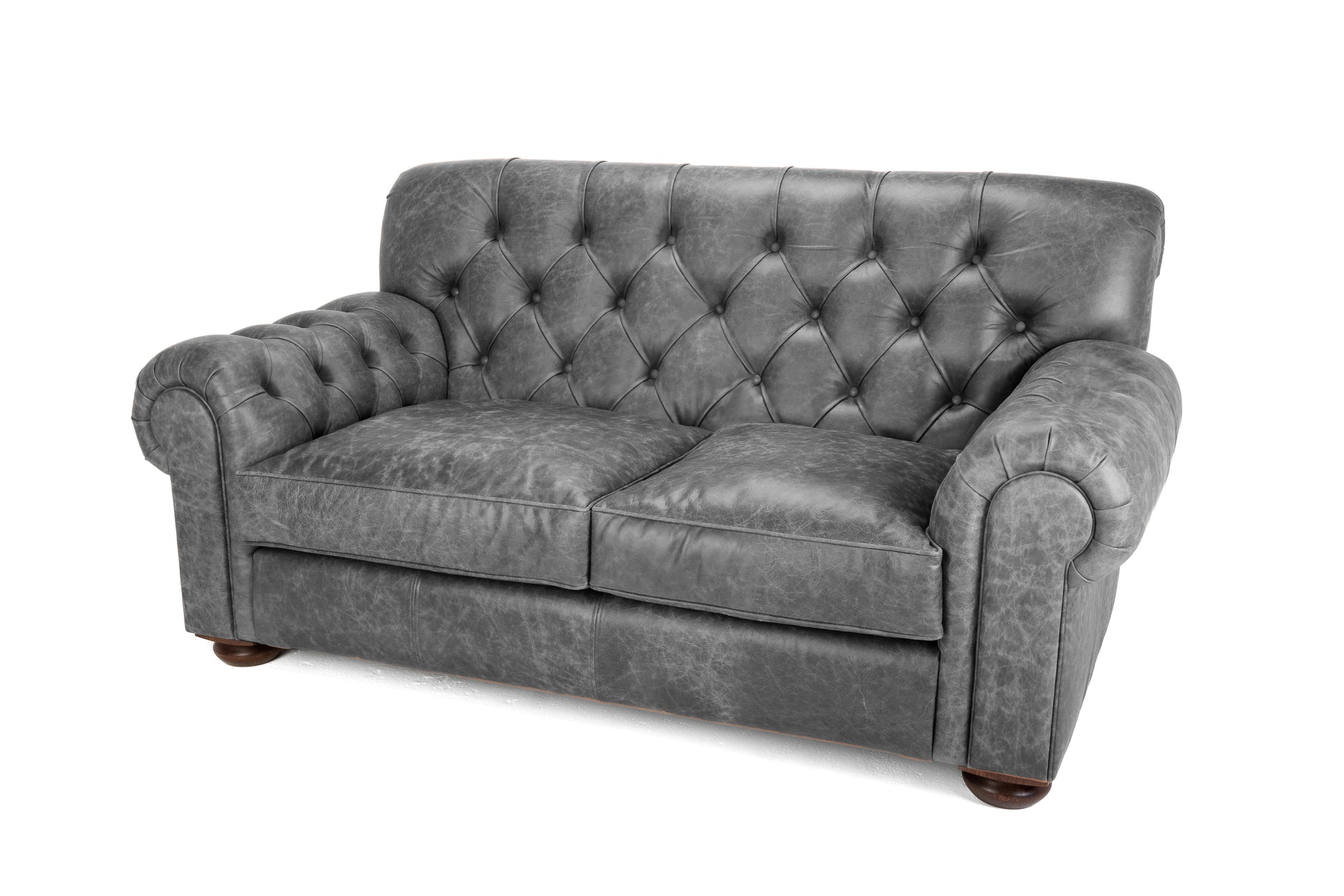 Old Boot Sofas Gaffer Sofa Vintage Leather Grey