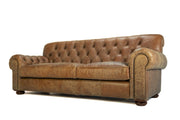 Old Boot Sofas Gaffer 3 Seater Sofa in Vintage Leather Tan