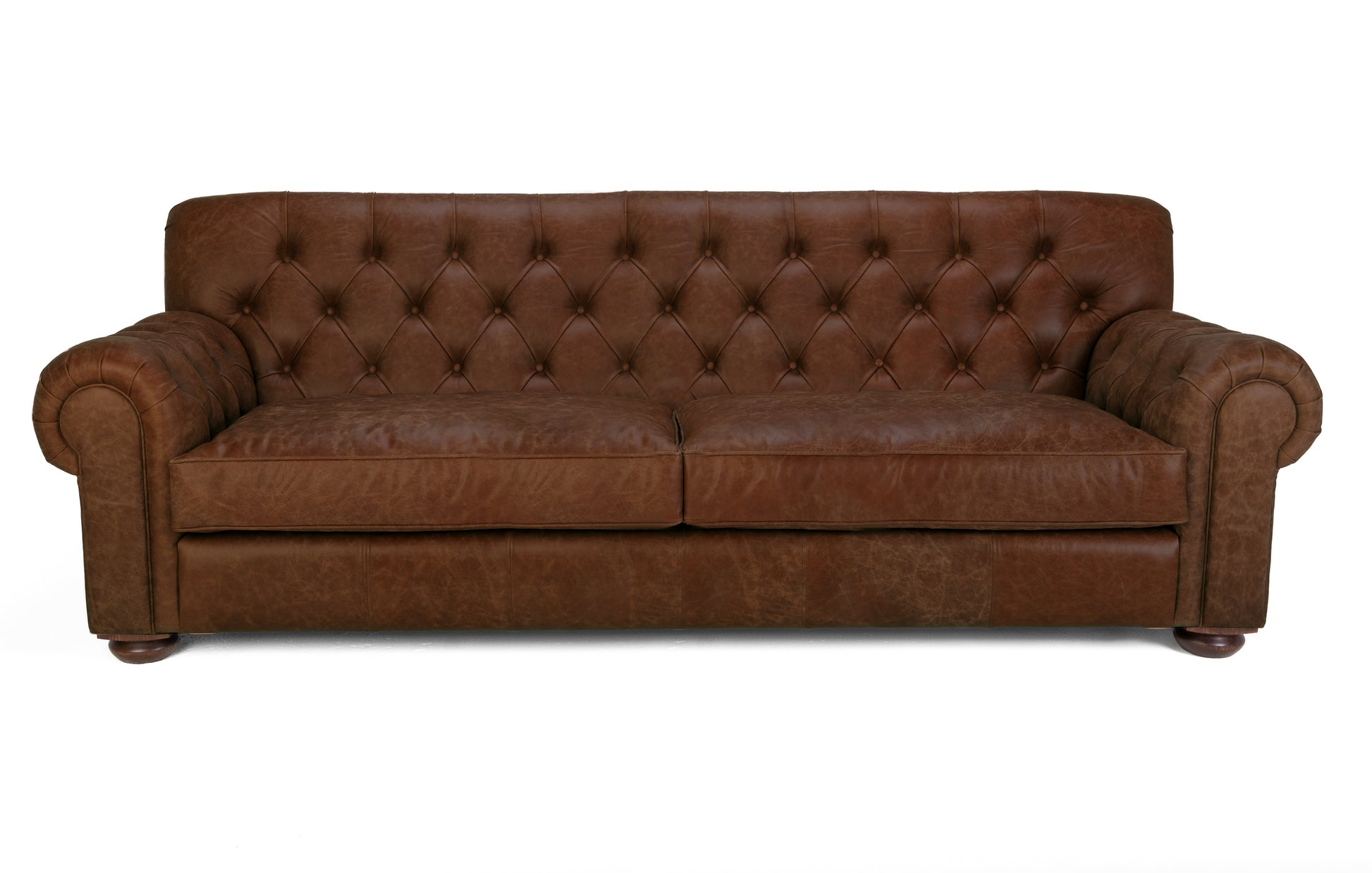 Old Boot Sofas Gaffer Sofa Hobnail Leather Mocca
