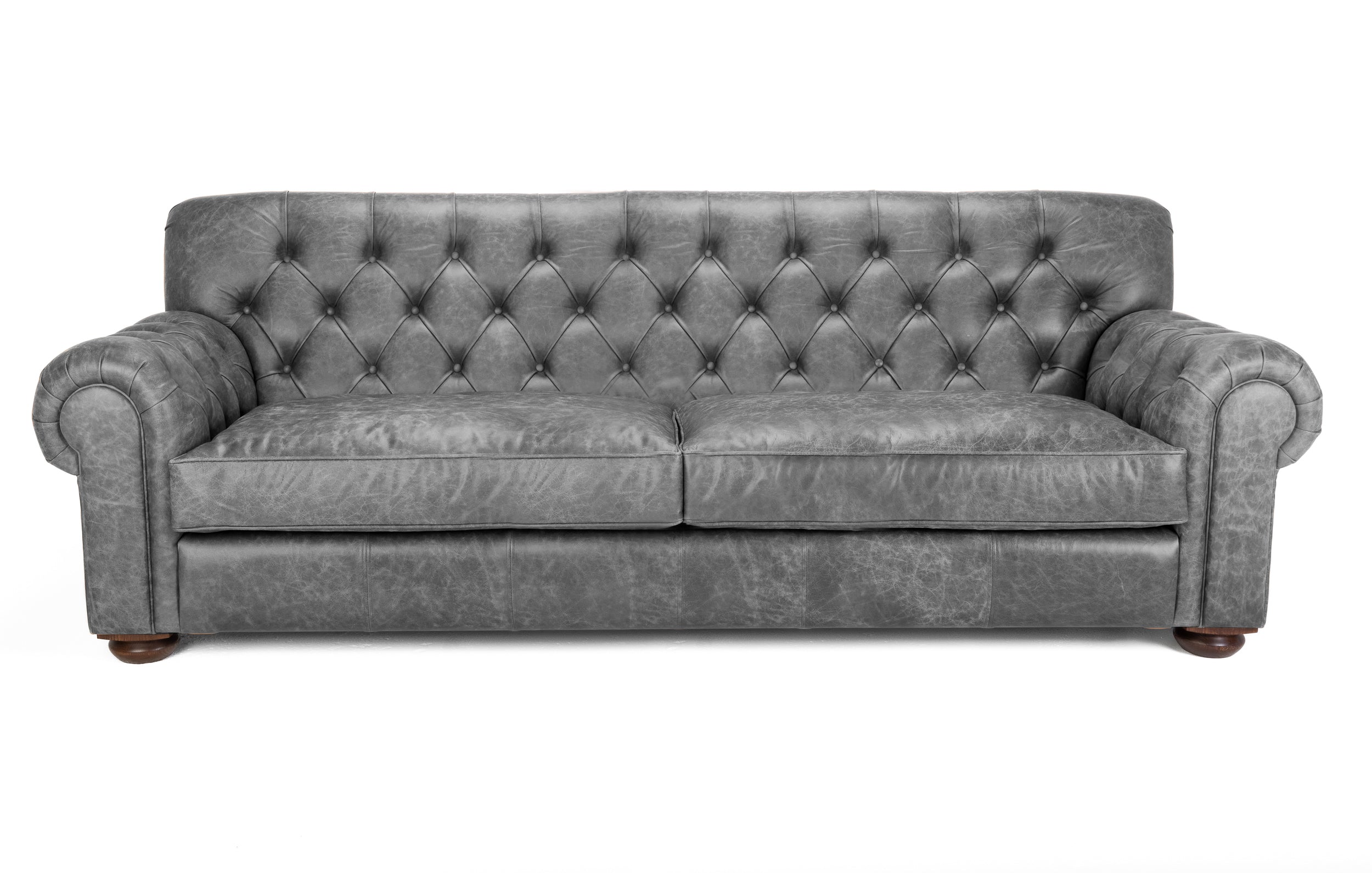 Old Boot Sofas Gaffer Sofa Vintage Leather Grey