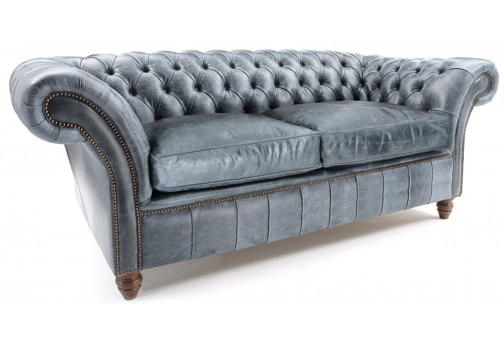 Old Boot Sofas Graduate Sofa Vintage Leather Grey