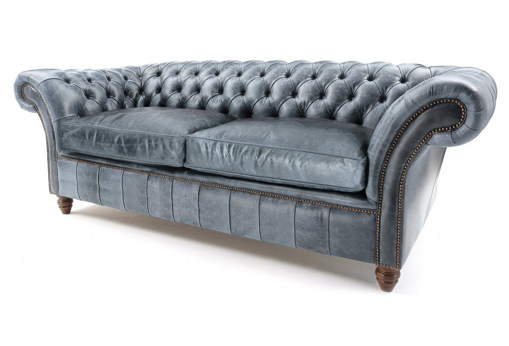 Old Boot Sofas Graduate Sofa Vintage Leather Grey
