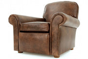 Old Boot Sofas Hector Armchair in Vintage Leather Tan