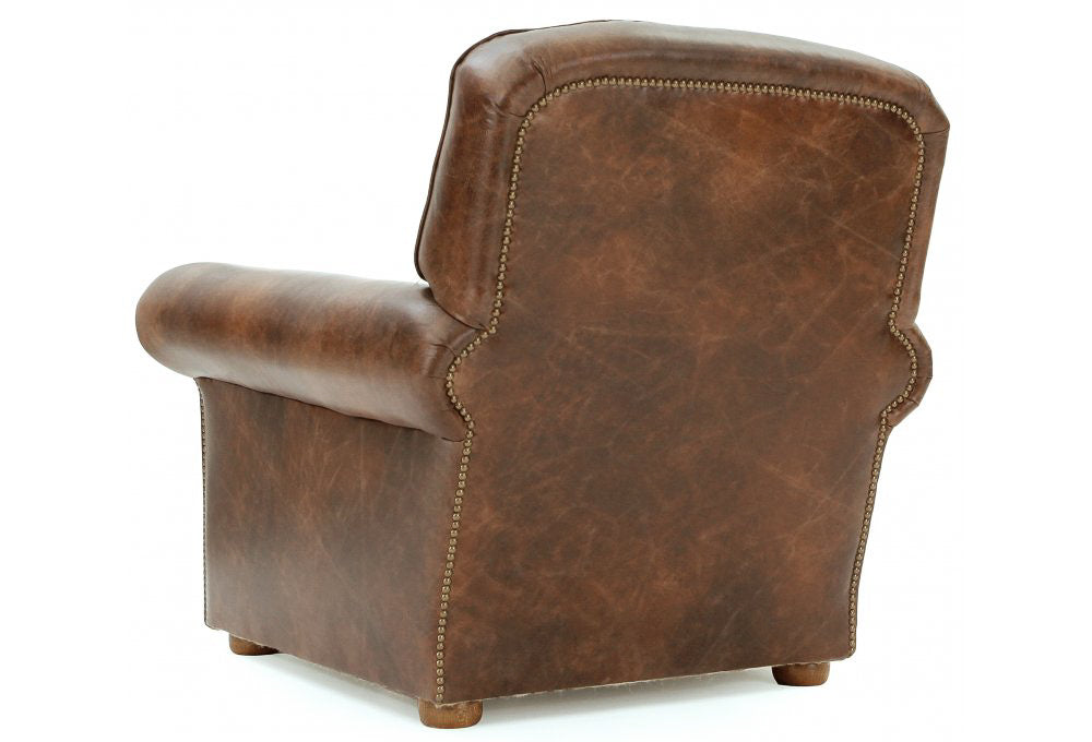 Old Boot Sofas Hector Armchair in Vintage Leather Tan