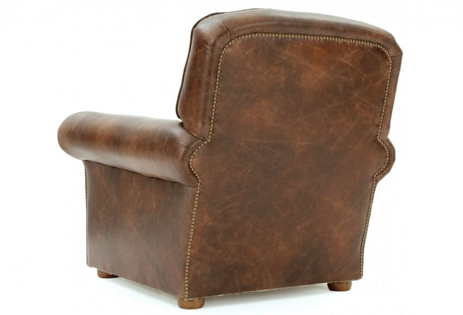 Old Boot Sofas Hector Armchair in Vintage Leather Tan