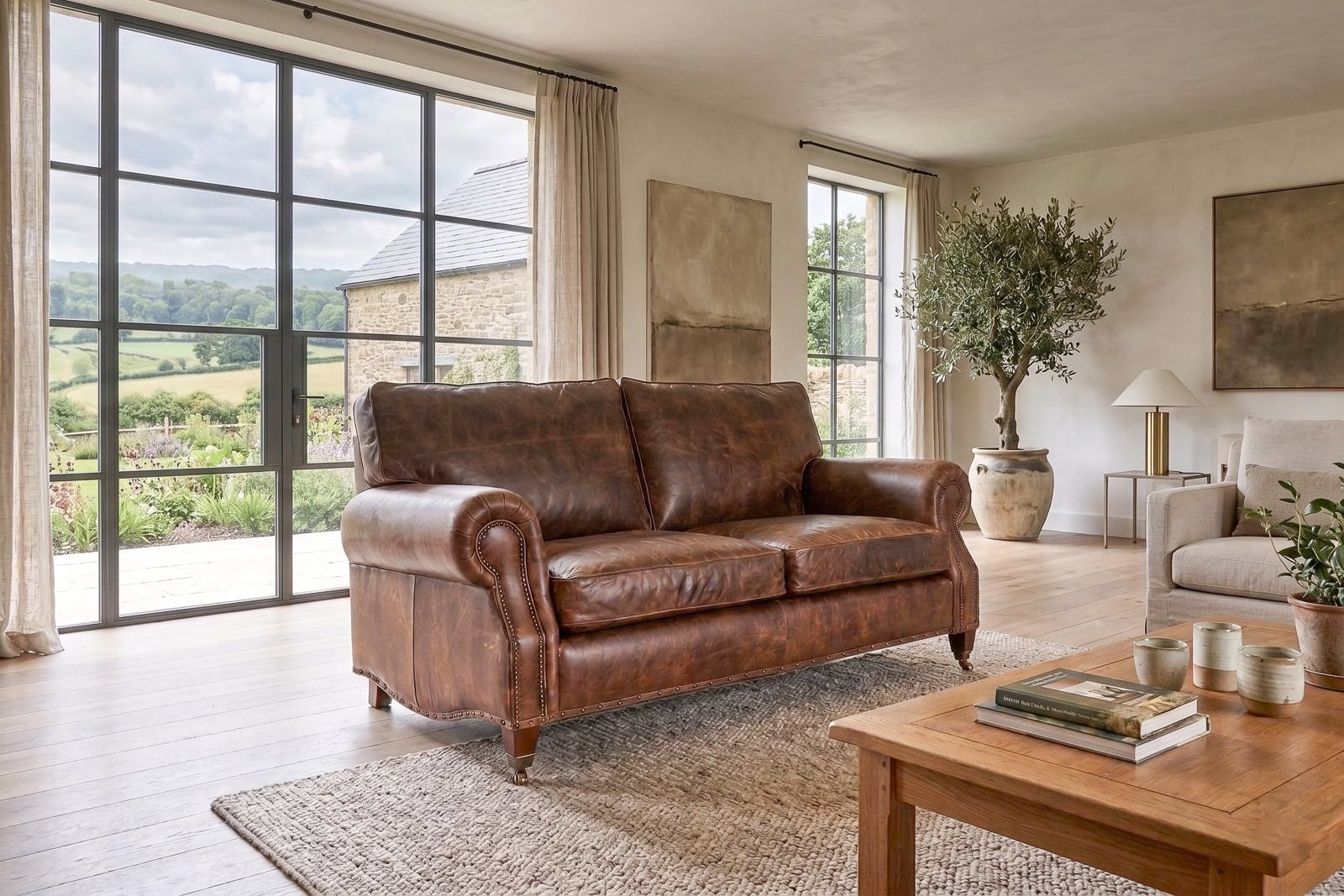 Old Boot Sofas Hepburn Leather Sofa