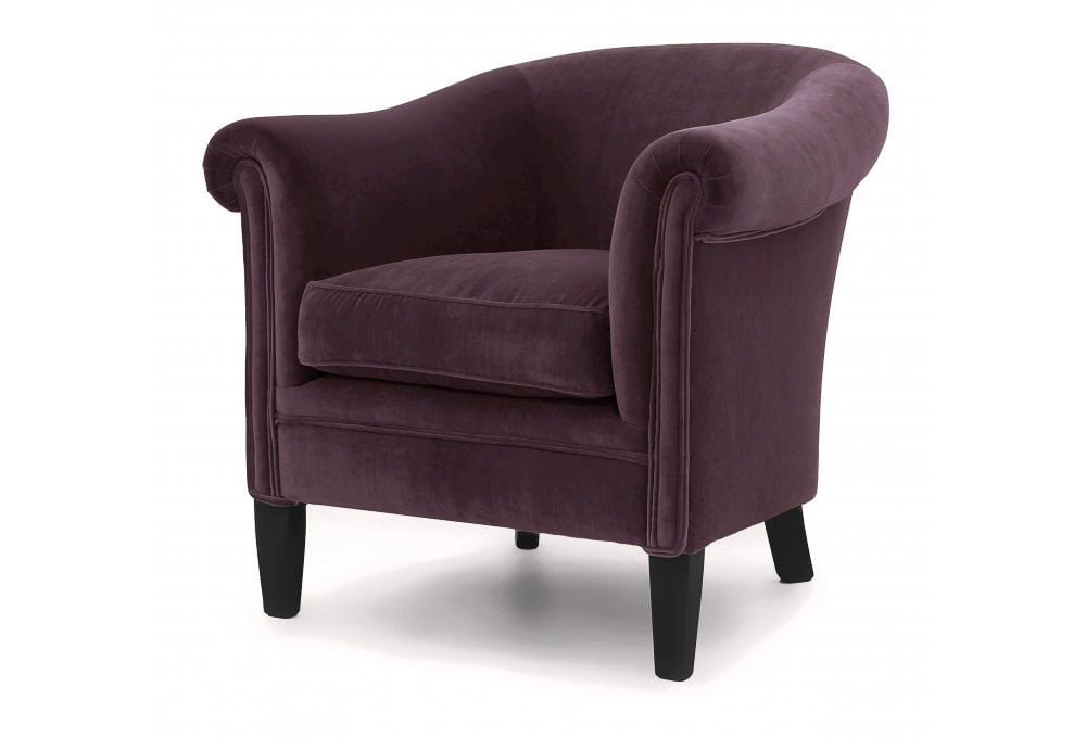 Old Boot Sofas Hoots Armchair Aged Velvet Iris