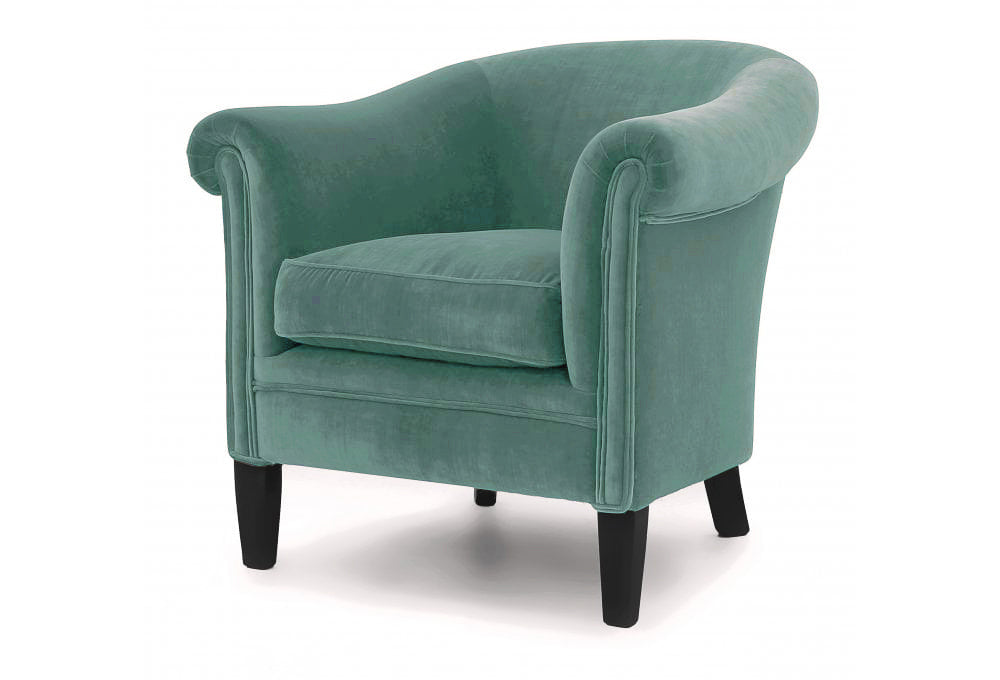 Old Boot Sofas Hoots Armchair Aged Velvet Powder