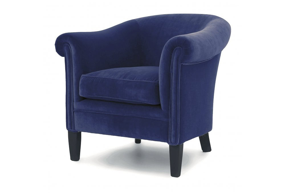 Old Boot Sofas Hoots Armchair Vintage Velvet Midnight