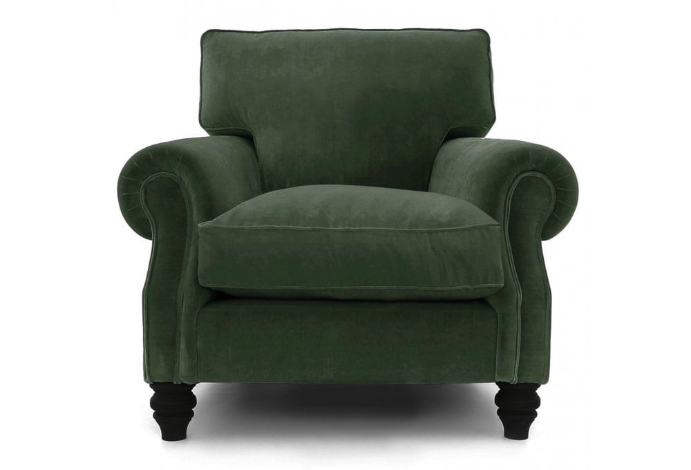 Old Boot Sofas Hepburn Armchair Aged Velvet Conifer