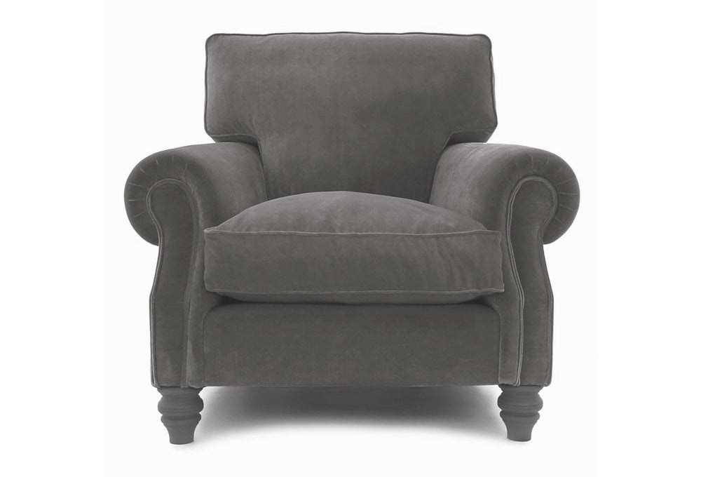 Old Boot Sofas Hepburn Armchair Harmony Velvet Iron