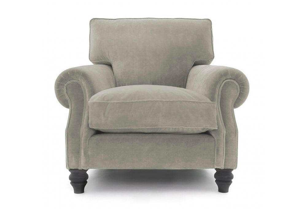 Old Boot Sofas Hepburn Armchair Harmony Velvet Sage