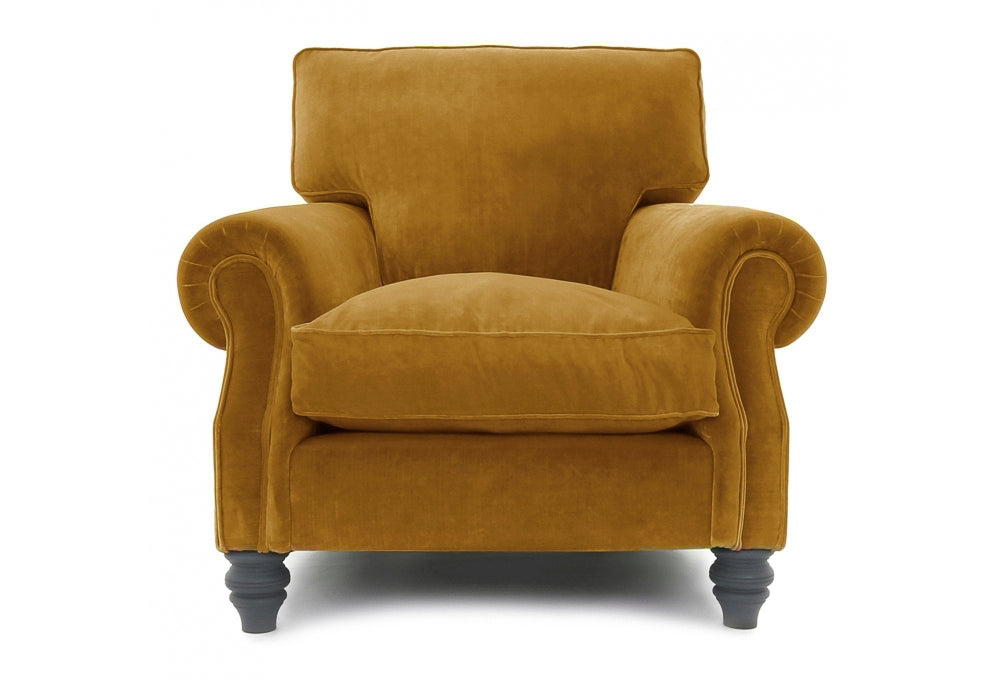 Old Boot Sofas Hepburn Armchair Harmony Velvet Tuscan Sun