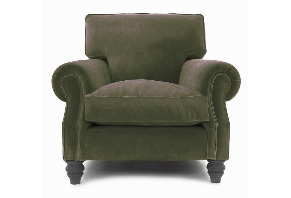 Old Boot Sofas Hepburn Armchair Lazy Linen Leaf