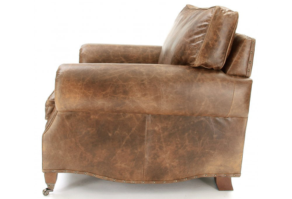Old Boot Sofas Hepburn Armchair in Vintage Leather Tan