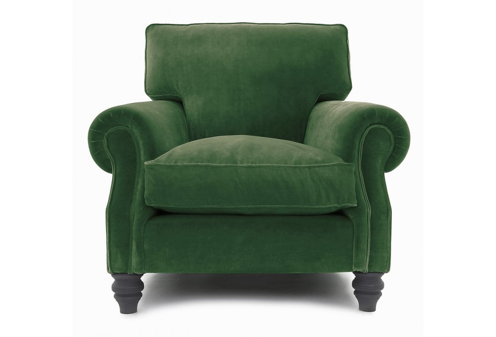 Old Boot Sofas Hepburn Armchair Vintage Velvet Basil