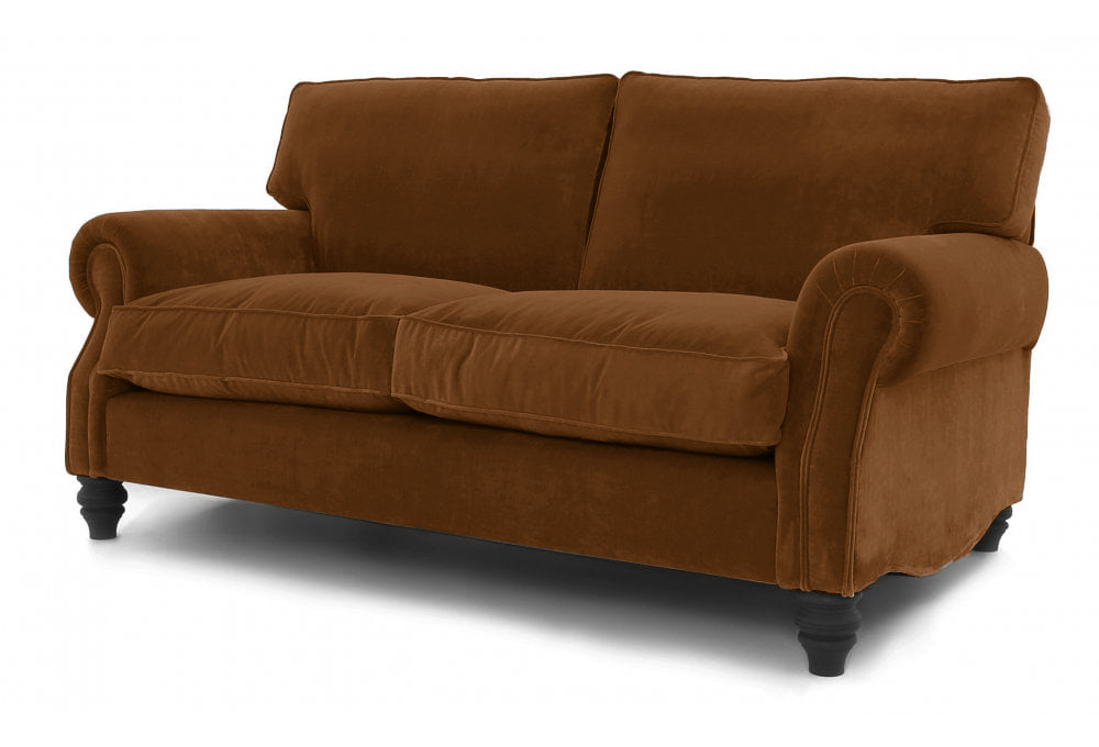 Old Boot Sofas Hepburn Sofa Aged Velvet Turmeric