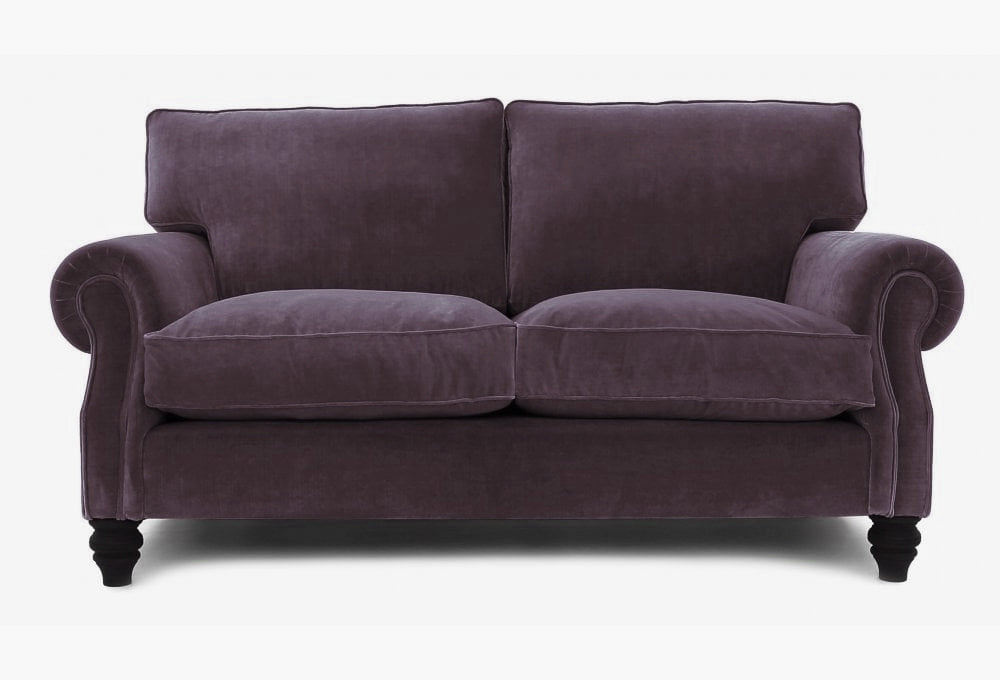 Old Boot Sofas Hepburn Sofa Harmony Velvet Mulberry