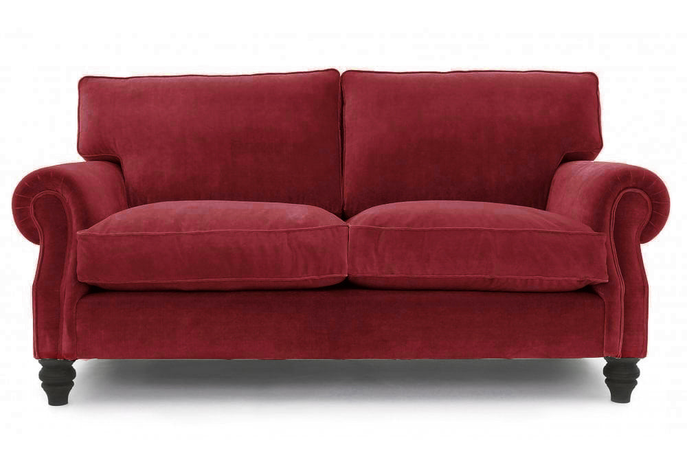 Old Boot Sofas Hepburn Sofa Harmony Velvet Berry
