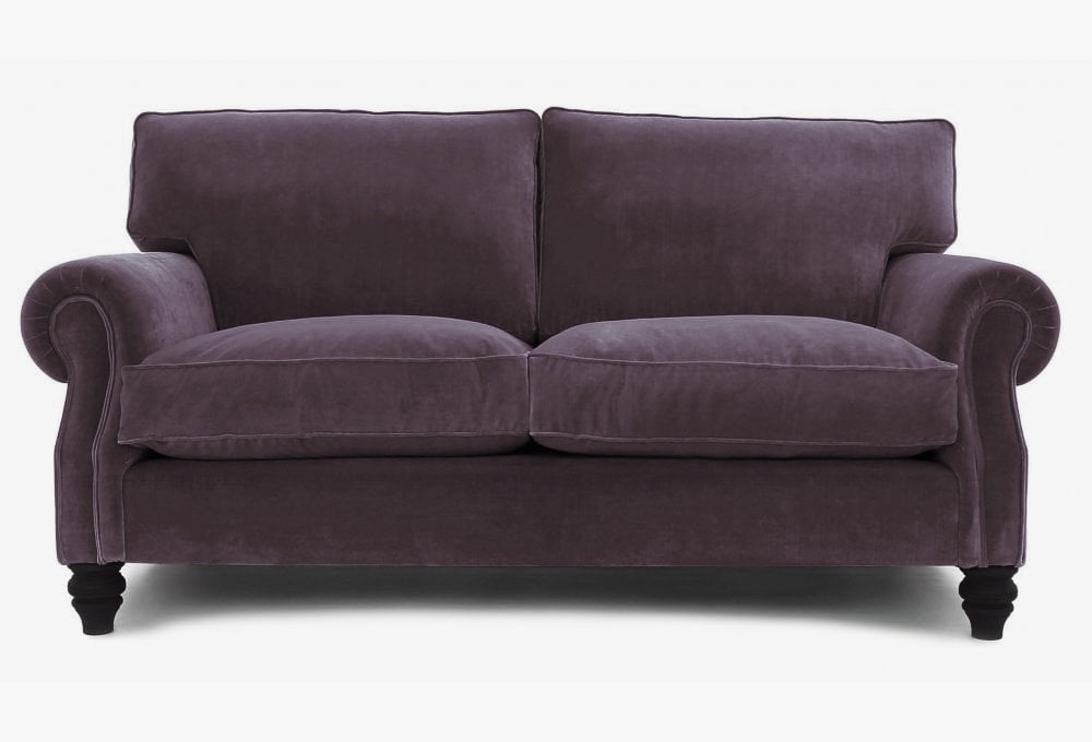 Old Boot Sofas Hepburn Sofa Harmony Velvet Mulberry