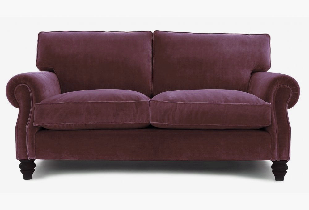 Old Boot Sofas Hepburn Sofa Mellow Fabric Amethyst