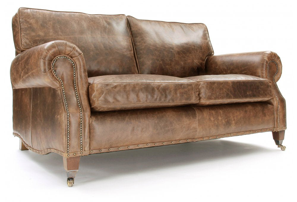 Old Boot Sofas Hepburn 3 Seater Sofa in Vintage Leather Tan
