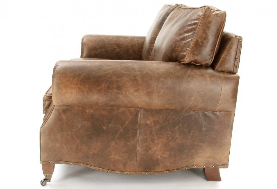 Old Boot Sofas Hepburn 3 Seater Sofa in Vintage Leather Tan