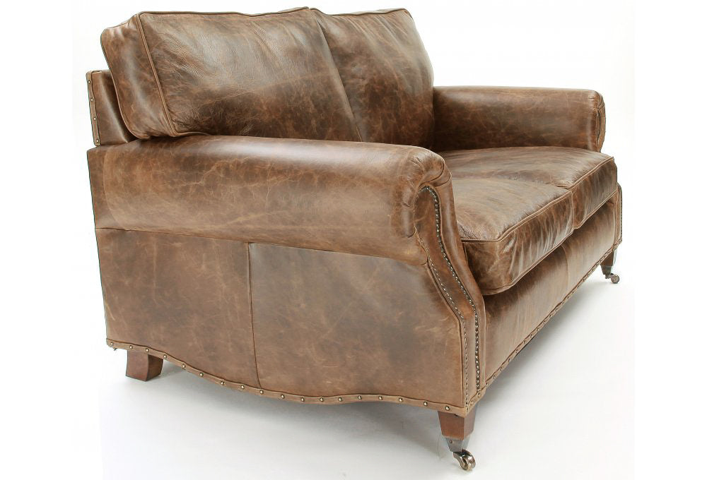 Old Boot Sofas Hepburn 3 Seater Sofa in Vintage Leather Tan