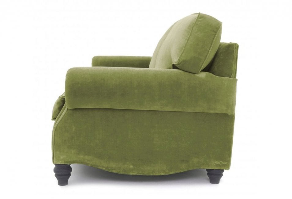 Old Boot Sofas Hepburn 3 Seater Sofa in Vintage Velvet Bracken