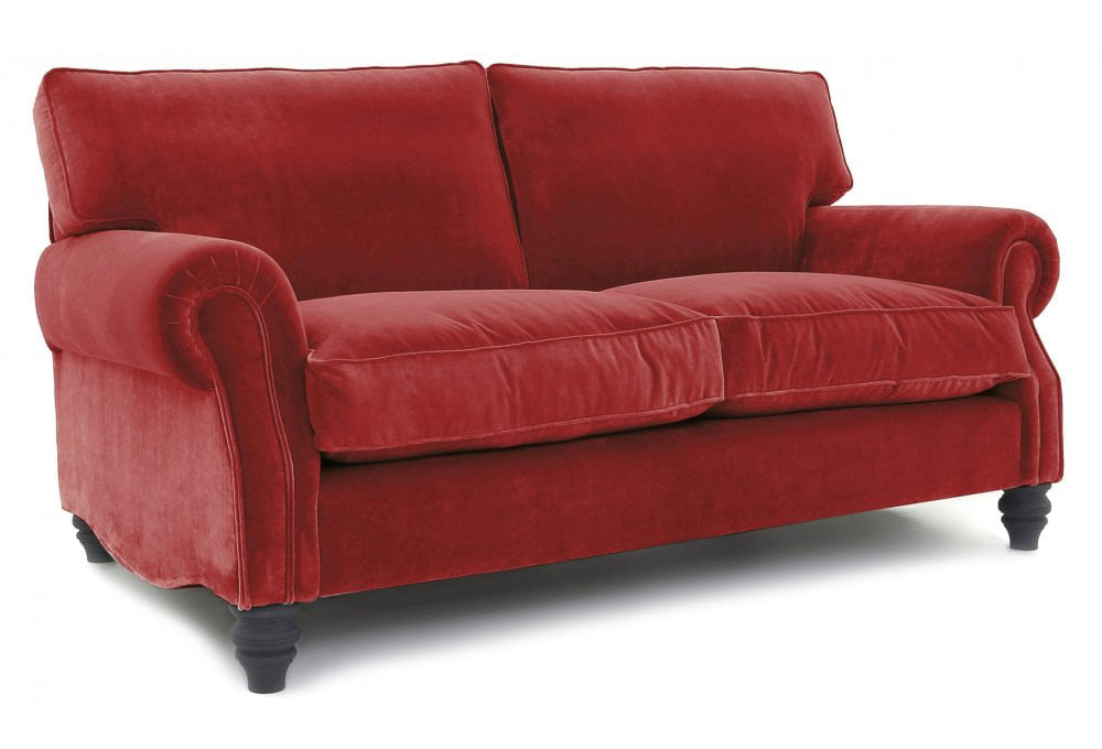 Old Boot Sofas Hepburn Sofa Vintage Velvet Scarlet