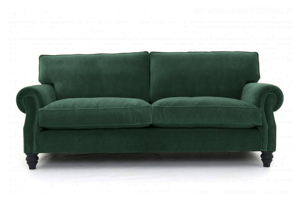 Old Boot Sofas Hepburn Sofa Aged Velvet Emerald