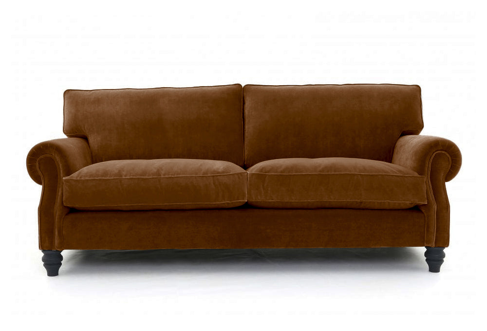 Old Boot Sofas Hepburn Sofa Aged Velvet Turmeric