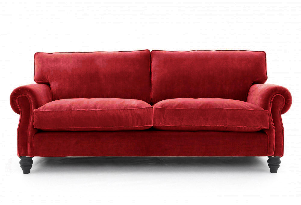 Old Boot Sofas Hepburn Sofa Harmony Velvet Berry