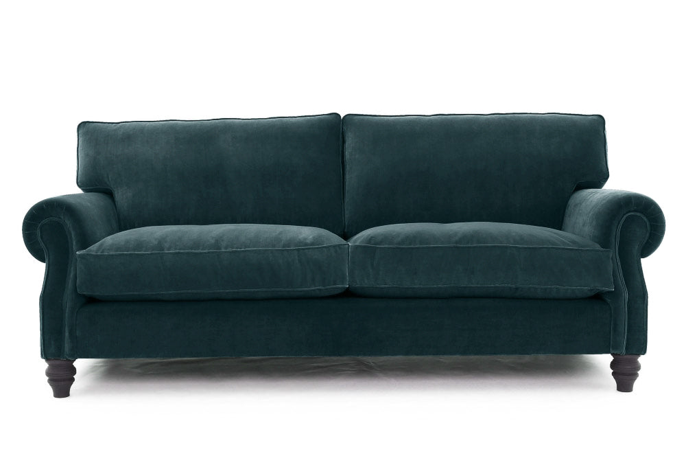 Old Boot Sofas Hepburn Sofa Harmony Velvet Peacock