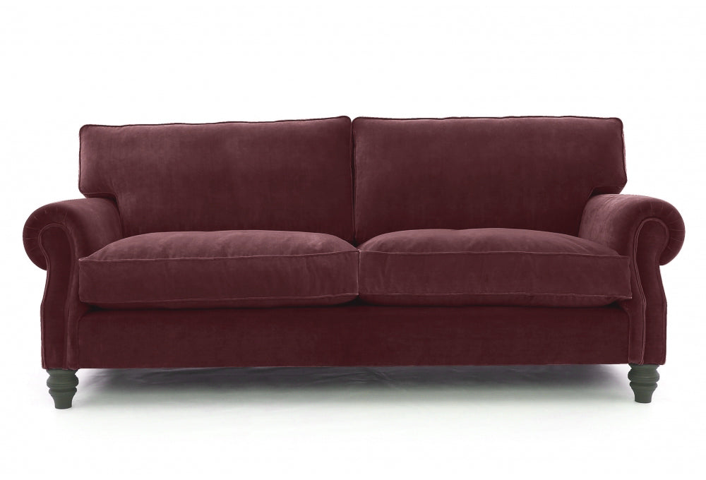 Old Boot Sofas Hepburn Sofa Mellow Fabric Amethyst