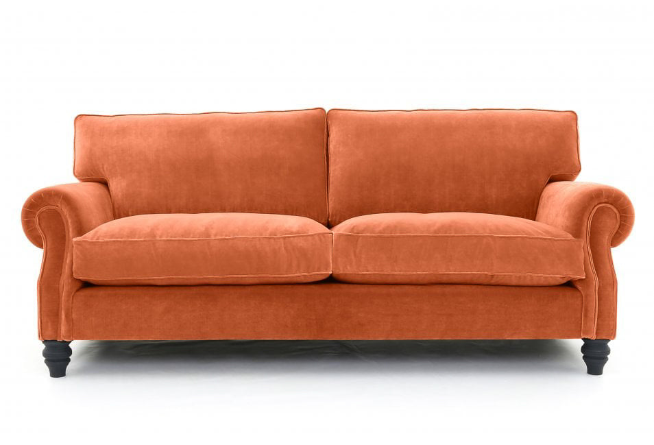 Old Boot Sofas Hepburn Sofa Vintage Velvet Rose Clay
