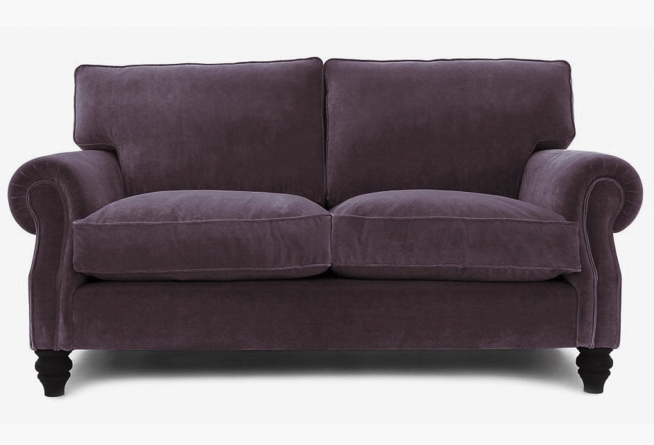 Old Boot Sofas Hepburn Sofa Harmony Velvet Mulberry