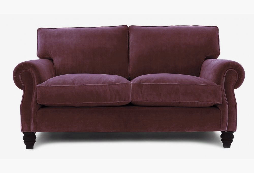 Old Boot Sofas Hepburn Sofa Mellow Fabric Amethyst