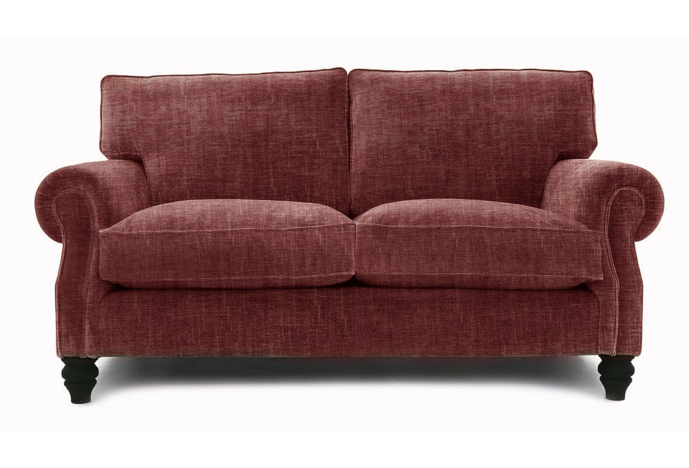 Old Boot Sofas Hepburn Sofa Shabby Velvet Burgundy